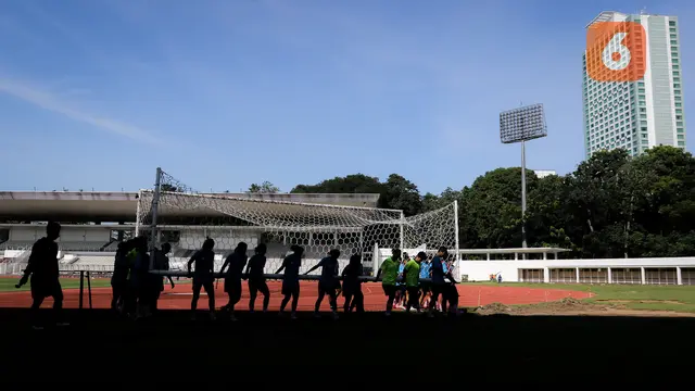 Foto: Songsong Piala Asia Wanita 2022, Timnas Wanita Indonesia Giatkan Latihan