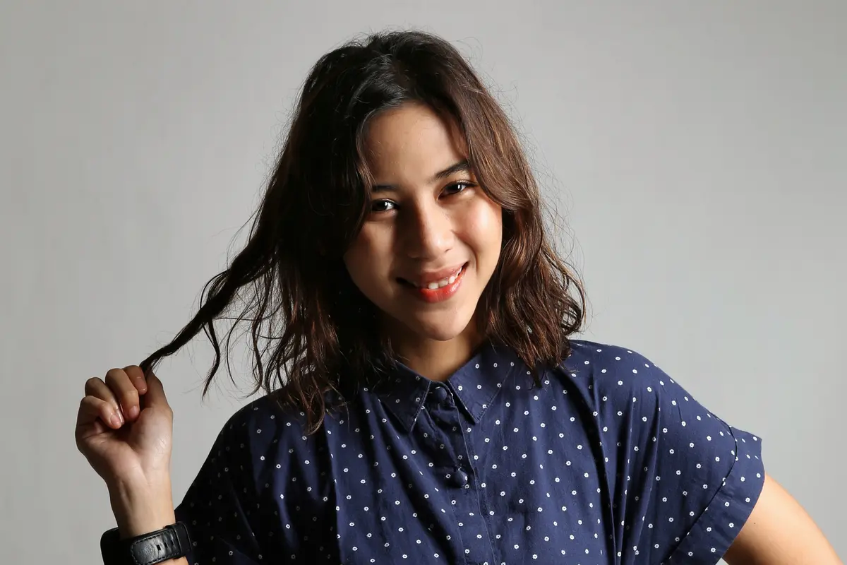 [Fimela] Adinda Thomas Visit Film KKN