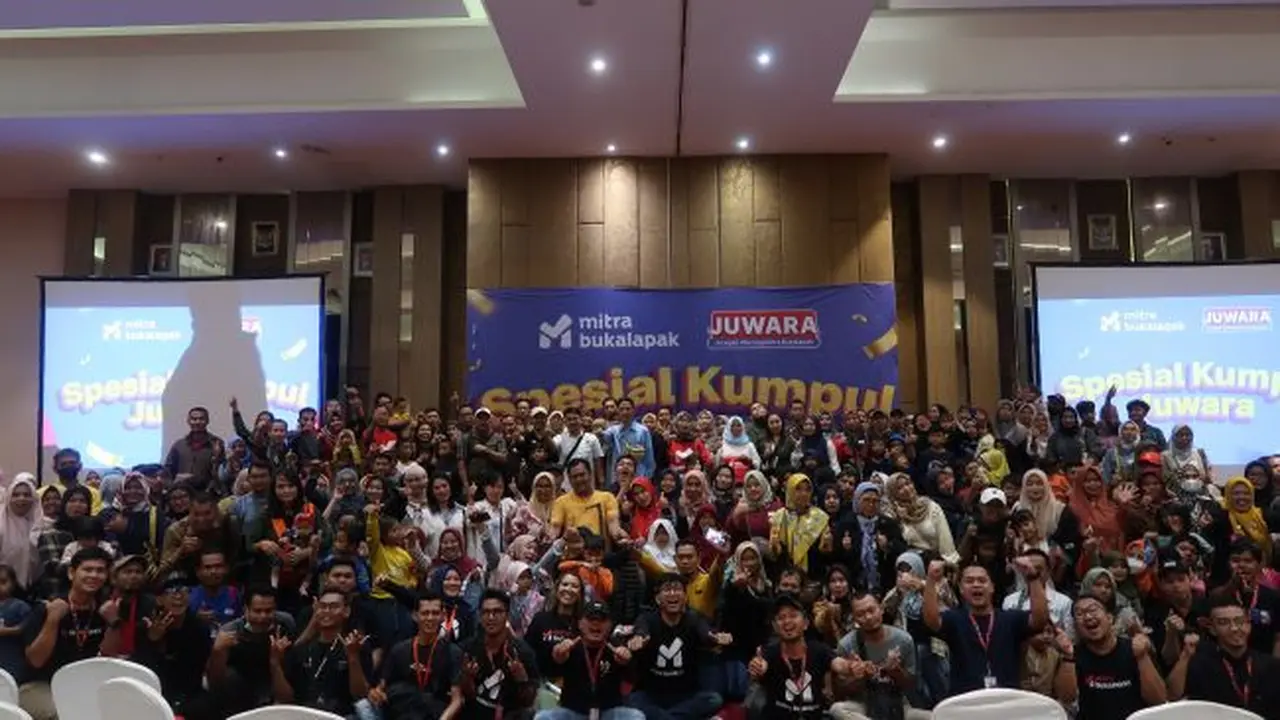 PT Bukalapak.com Tbk (BUKA) melalui Mitra Bukalapak, kembali menggelar acara bertajuk Spesial Kumpul Juwara (SKJ) di Bekasi dan Karawang. (Foto: Bukalapak)