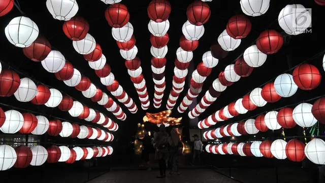 Gemerlap Festival of Light Monas Sambut HUT ke-74 RI