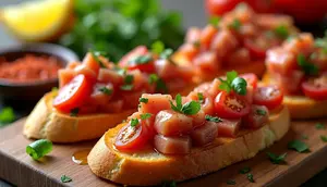 Resep Bruschetta Tuna Pedas yang Renyah dan Praktis