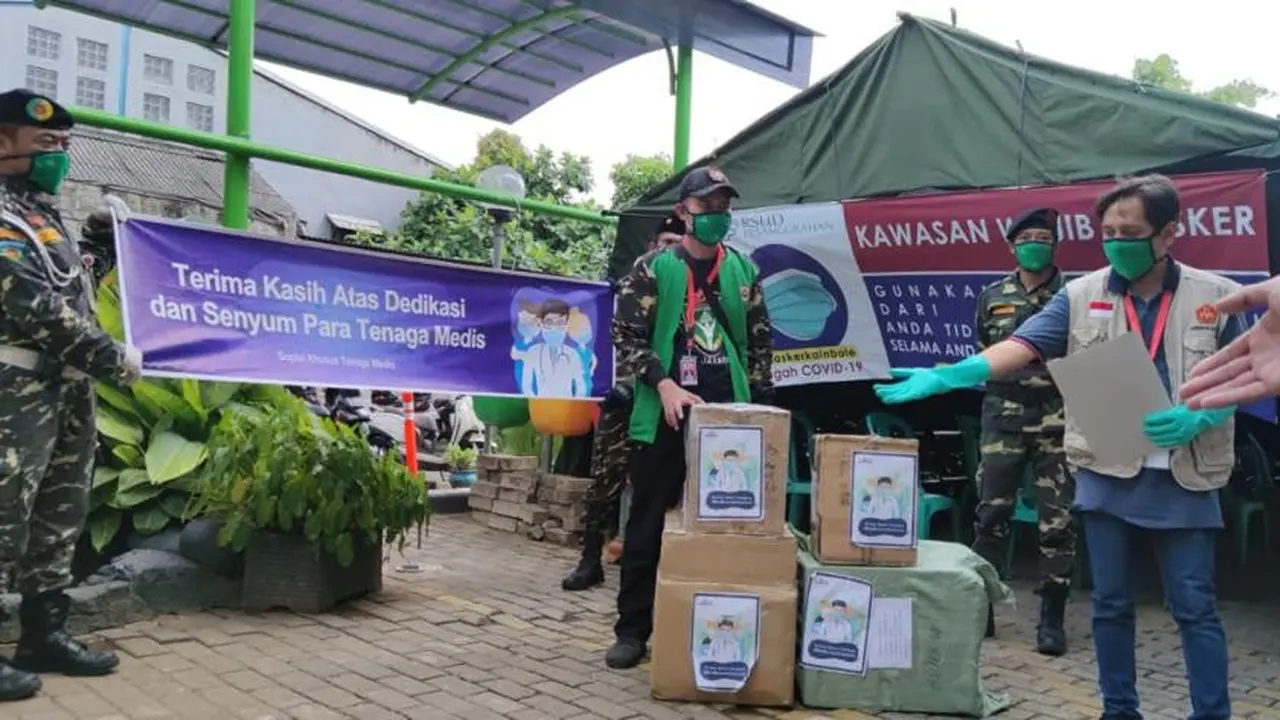Aice Group bersama dengan Gerakan Pemuda Ansor mengumumkan misi kemanusiaan. Dok