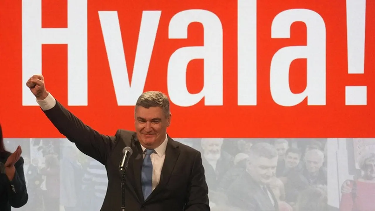 Presiden Serbia Zoran Milanovic pada 12 Januari 2025.