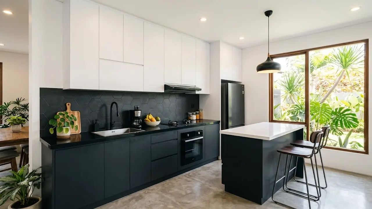 9 Cara Membuat Dapur Gelap Terlihat Lebih Modern, Manfaatkan Warna dan Material