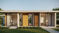 7 Desain Rumah Minimalis Elegan 1 Lantai dengan Bukaan Jendela Dua Arah yang Estetik