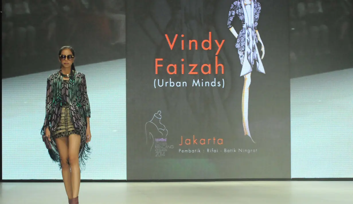 Tema yang diusung adalah `Urban Kebaya`, rancangan ready to wear yang memadukan kebaya dengan batik berpewarna ramah lingkungan (Liputan6.com/Rini Suhartini).