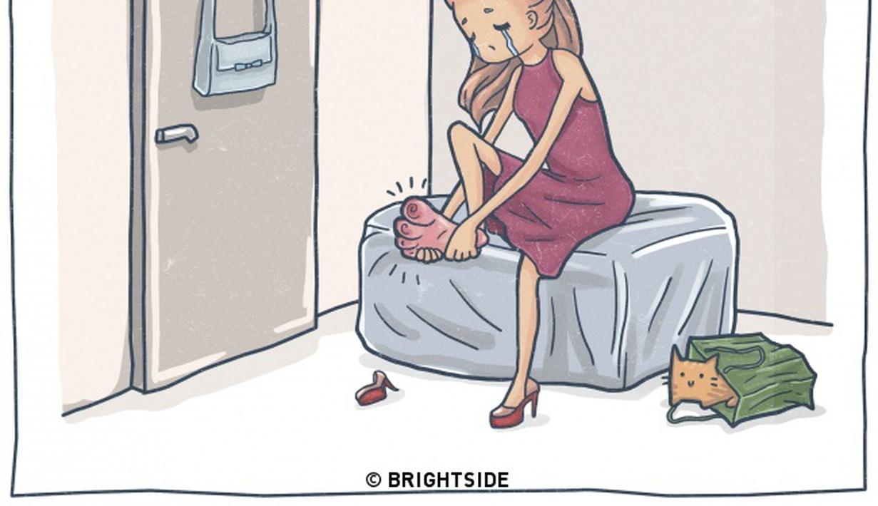 Komik Mewek Cuma Wanita  yang Bisa Memendam 10 Kesedihan  