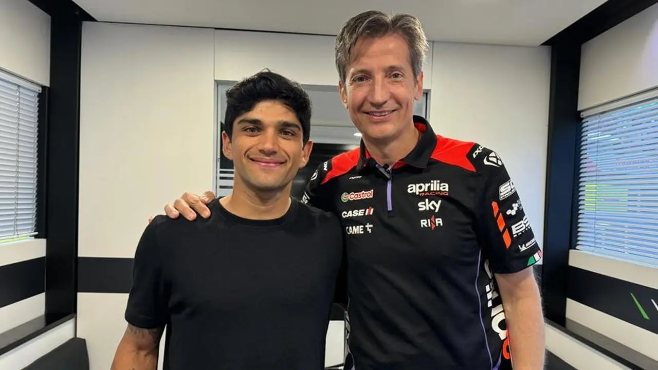 Jorge Martin dan Massimo Rivola (c) Aprilia Racing