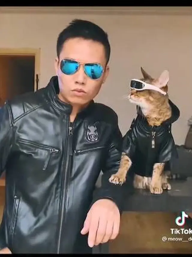 7 Gaya Keren Majikan dan Kucing Saat Tampil Kompak Ini Menggemaskan