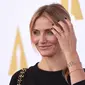 Cameron Diaz harus berurusan dengan seorang fotografer yang mengancam akan menyebarkan foto dirinya tanpa bersama saat ia masih berusia 19 tahun. (ROBYN BECK  AFP)