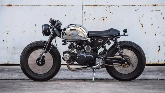 Monkey Menjadi Gagah Bergaya Caferacer (Foto: advrider)