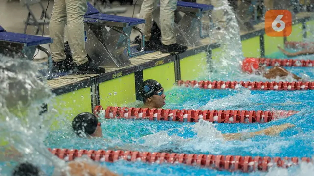 Foto: Jason Donovan Menangkan Adu Cepat 50 Meter Gaya Bebas Putra di Kejurnas Akuatik 2026