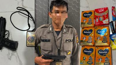 Nyamar jadi Polisi Bersenjata, Maling Spesialis Minimarket Tak Berdaya saat Ditangkap