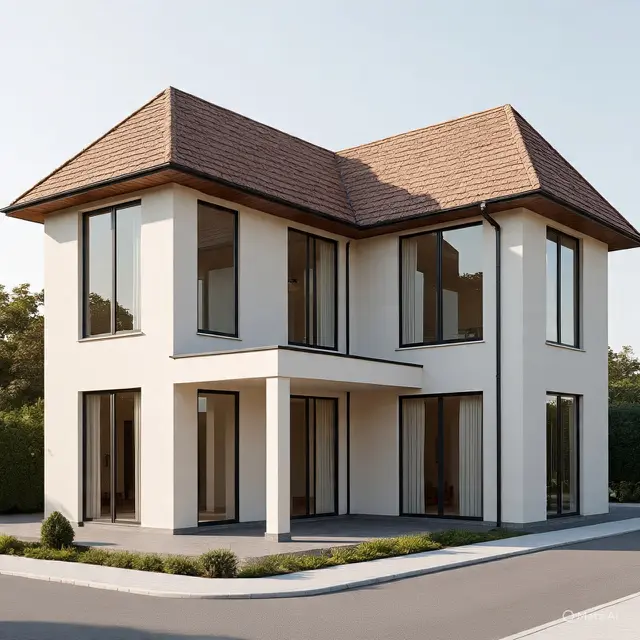 Desain Rumah Klasik Sederhana 2 Lantai
