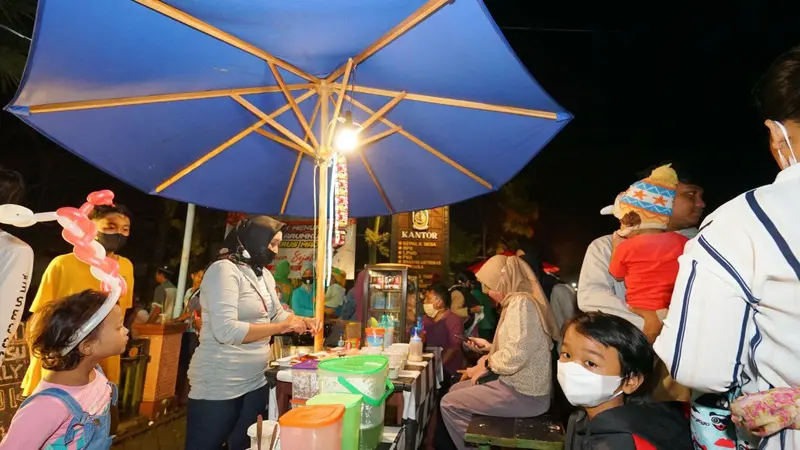 Pasar Cunduk Menur Salah Satu Pasar Rakyat Yang Kembali Bangkit Setelah Sempat Tutup Kerna Pandemi Covid-19 (Istimewa)