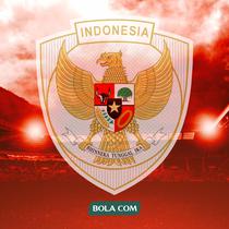 Timnas Indonesia logo. (Bola.com/Wiwig Prayugi)