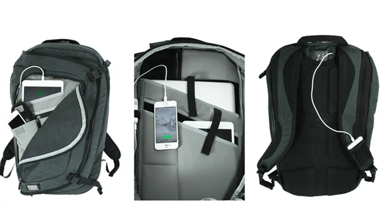 Canggih, Ransel Bisa Dipakai Nge-charge Gadget