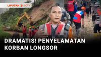 Menegangkan! Longsor Susulan Terjang Rumah di Agam saat Evakuasi Korban Terjebak