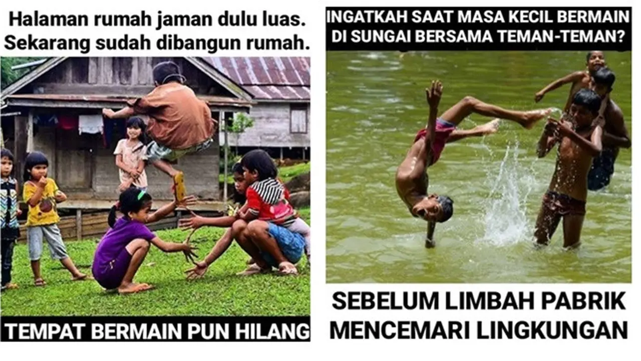 5 Meme Kenangan Masa Lalu Ini Sindir Kerusakan Lingkungan