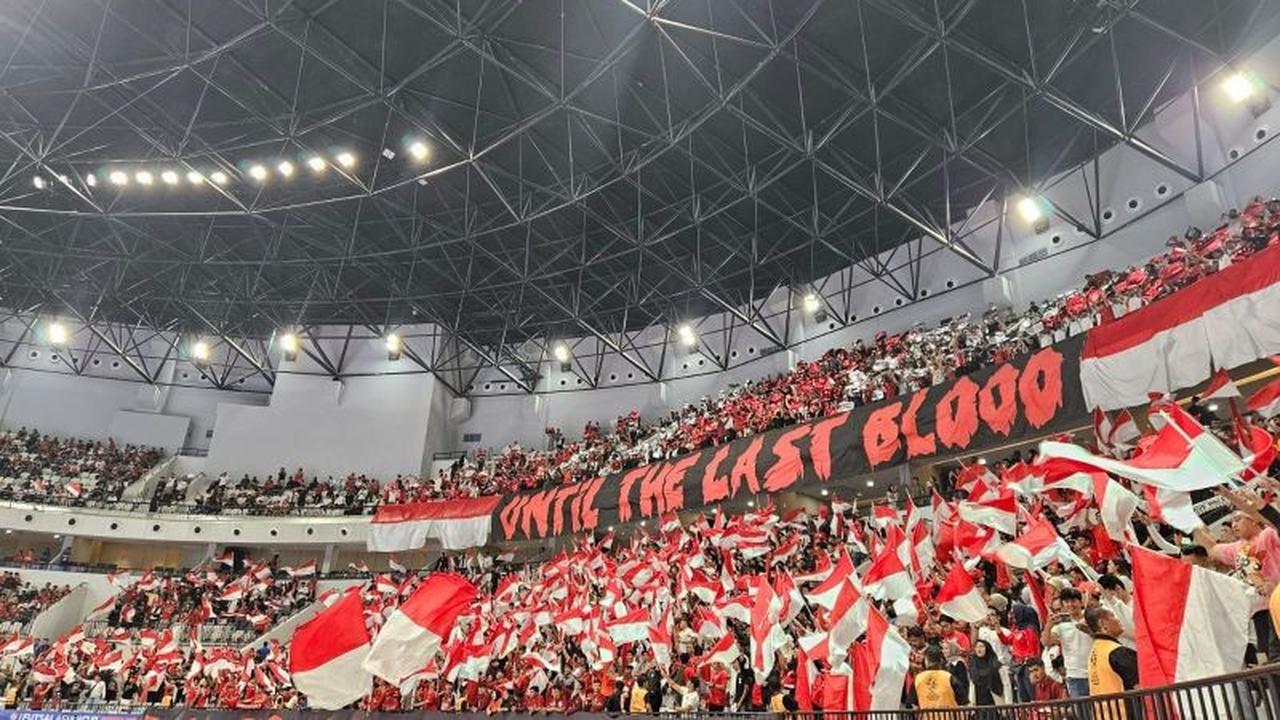 Ribuan Suporter Merahkan Indonesia Arena Dukung Timnas di Final Piala Asia Futsal Indonesia 2026