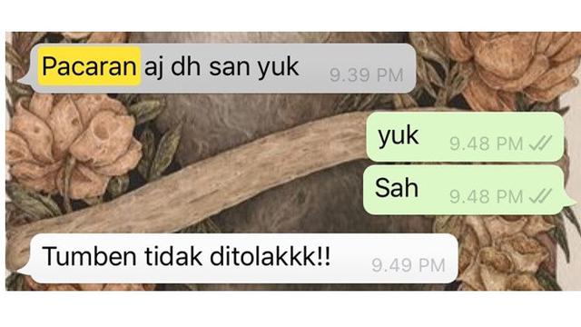6 Chat Orang Ajak Pacaran Ini Gampang Banget, Bikin Geregetan