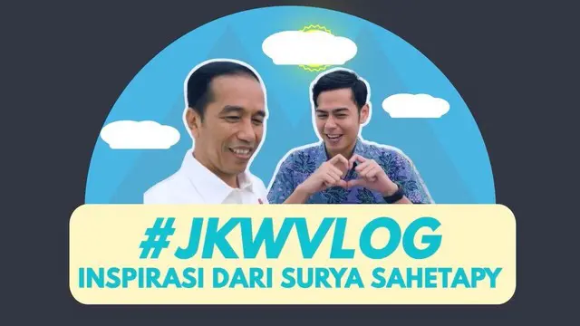 Presiden Joko Widodo belajar bahasa isyarat bersama Surya Sahetpy, Putra Dewi Yull dan Ray Sahetapy.