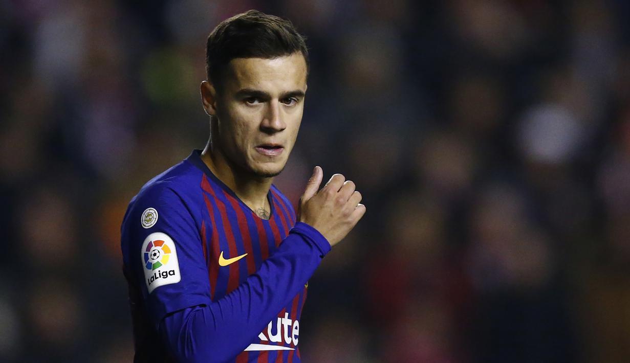 1. Philippe Coutinho (Liverpool ke Barcelona) - Philippe Coutinho memutuskan hengkang dari Liverpool dan bergabung dengan Barcelona pada bursa transfer Januari 2018 dengan harga sekitar 145 juta euro. (AFP/Benjamin Cremel)