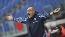 Hasil ini membuat kedua tim tak beranjak dari posisi masing-masing di klasemen sementara Serie A. Lazio tetap di peringkat kedelapan dengan 32 poin, sedangkan Empoli persis satu strip di bawahnya dengan 28 poin. (Alfredo Falcone/LaPresse via AP)