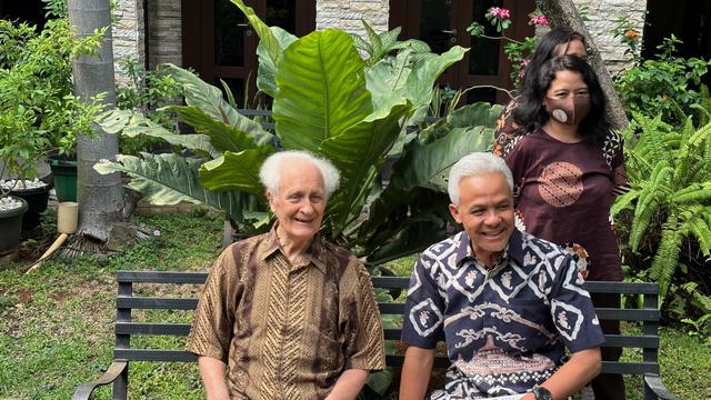 Ganjar Pranowo Temui Franz Magnis Suseno