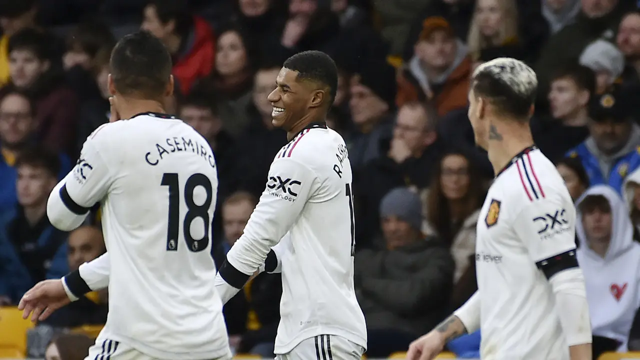 Foto: Marcus Rashford Pahlawan MU, Arsenal Kukuh di Puncak Klasemen Liga Inggris