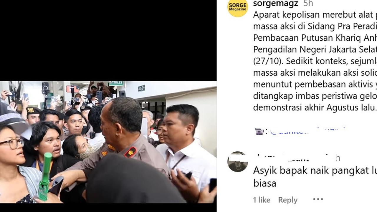 Viral Kericuhan di Luar Ruang Sidang Praperadilan Delpedro Cs, Ada Polisi Diprotes Massa Ternyata Ini Sosok dan Penyebab Ricuh