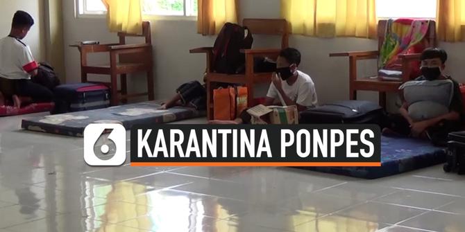 VIDEO: 500 Lebih Santri Ponpes Tebu Ireng Dikarantina