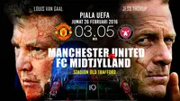160223 Manchester United vs FC Midtjylland (Liputan6.com/Abdillah)