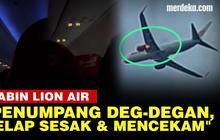 VIDEO: Suasana Mencekam Sayap Lion Air Terbakar saat Terbang, Gelap Sesak & Panas