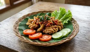 Resep Jamur Crispy Geprek Renyah dengan Sambal Bawang