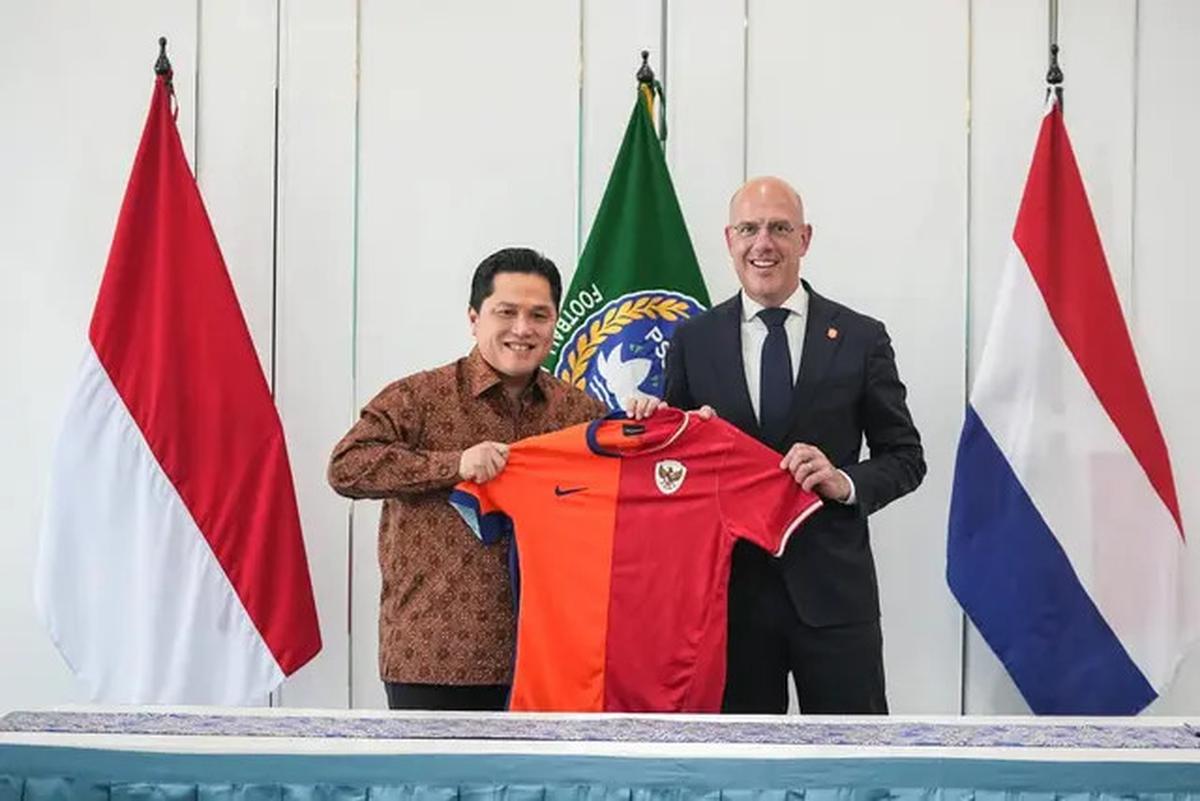 Erick Thohir dan Sekjen KNVB Bahas Peluang Timnas Indonesia Lawan Belanda: Rencana Bagus, tapi Tidak Mudah