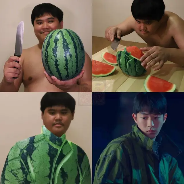 6 Cosplay Low Budget Pakai Semangka Ini Kreatif Sekaligus Kocak