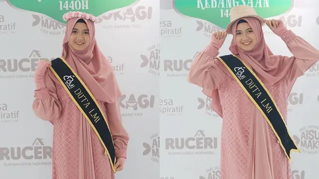 Alfina Nindiyani juga menjadi Duta Lembaga Manajemen Infaq.