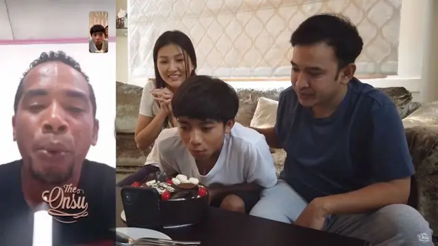 Momen Betrand Peto beri kejutan virtual untuk Ayah Kandung