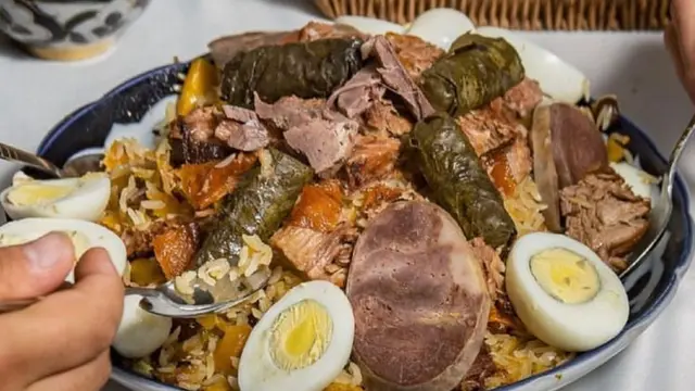 Kuliner terkenal di Kirgizstan, salah satunya Chuchuk
