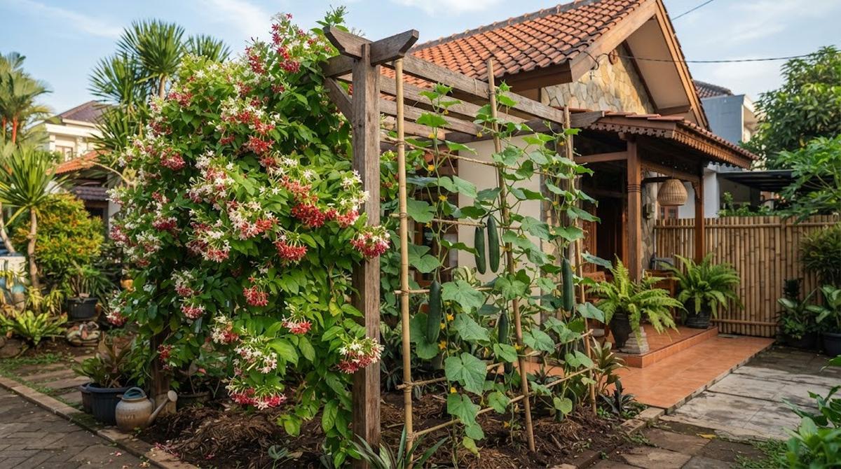 Kombinasi Tanaman Hias dan Tanaman Pangan untuk Halaman Rumah
