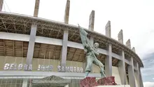 Stadion Gelora Joko Samudro,  Gresik. (Bola.com/Nicklas Hanoatubun)