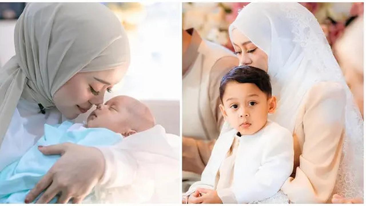 6 Potret Beda Penampilan Lesti Kejora di Akikah Anak Pertama dan Kedua, Memesona