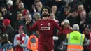 1. Mohamed Salah (Liverpool) - 17 gol dan 7 assist (AFP/Paul Ellis)