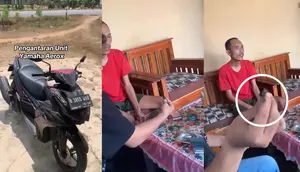 Fakta Mengejutkan di Balik Video Viral COD Motor Bayar Pakai Lumut