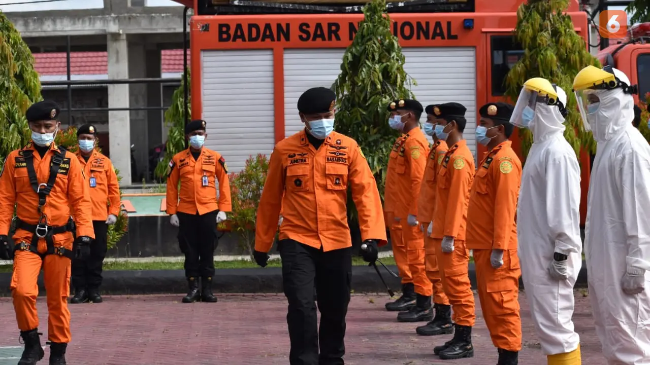 Apel siaga Basarnas Gorontalo jelang Natal dan tahun baru (Arfandi Ibrahim/Liputan6.com)