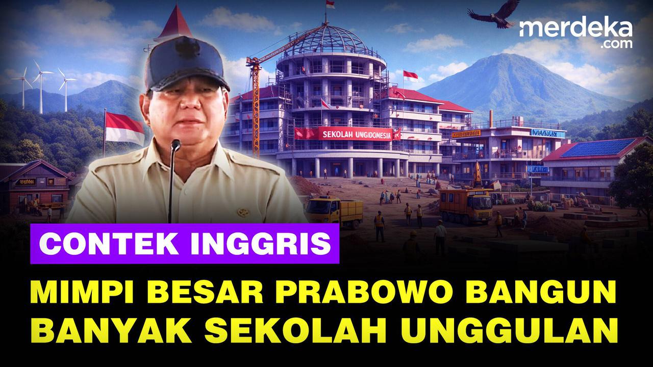 Mimpi Besar Prabowo Contek Inggris, Bangun Banyak Sekolah Unggulan di Indonesia