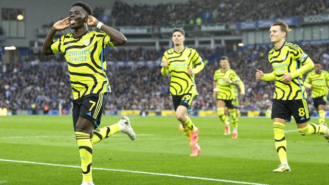 Bukayo saka - Brighton and Hove Albion vs Arsenal