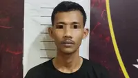 Polisi meringkus buronan anak punk bernama Dias Dwi Saputra (26) yang mengeroyok seorang pedagang di Kota Metro, Lampung. (Liputan6.com/Istimewa).