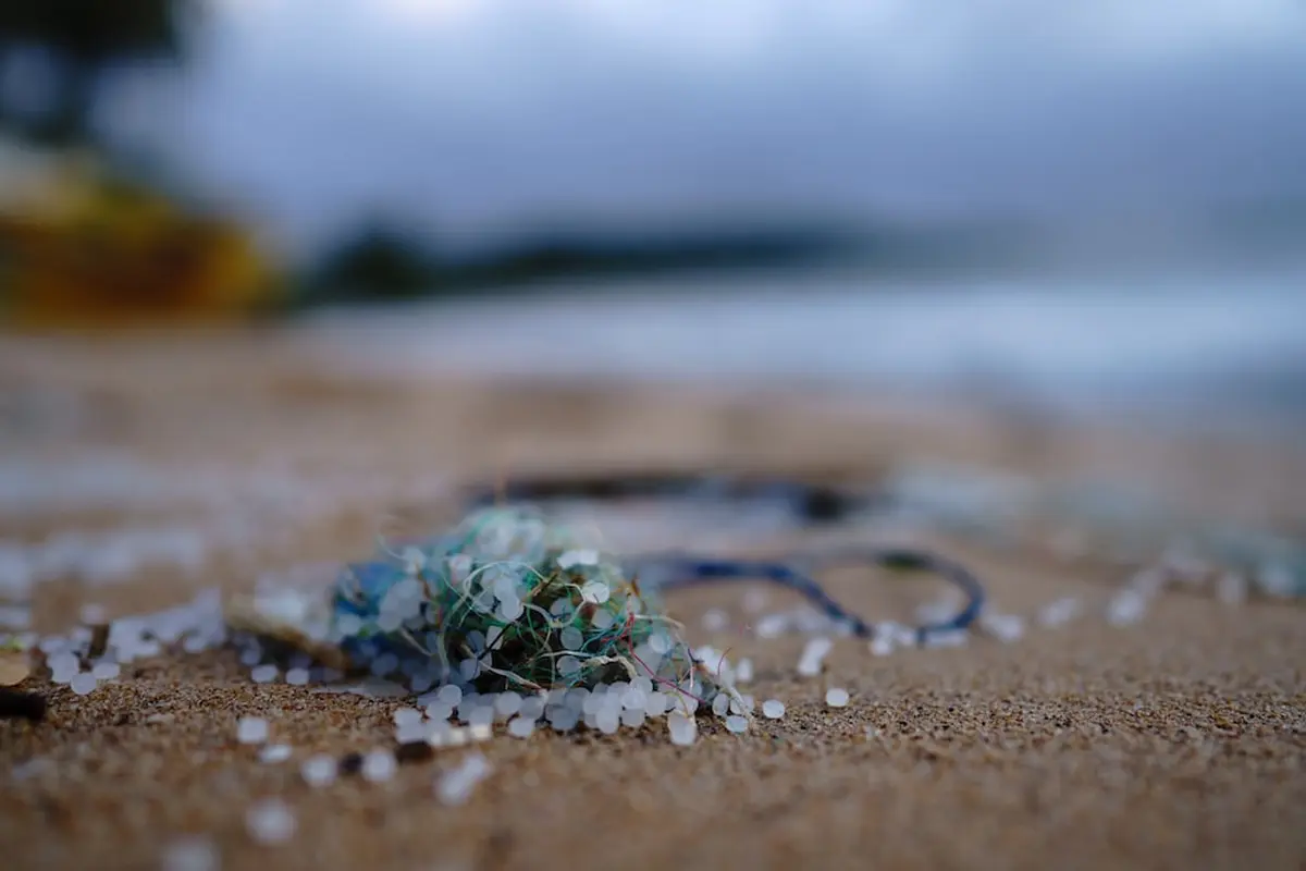 Ilustrasi Mikroplastik di Laut (sumber: unsplash)
